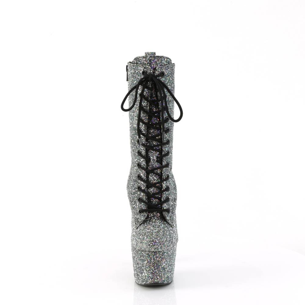 Pleaser - ADORE-1040GR Platform Boots, Pole dance shoes - Black